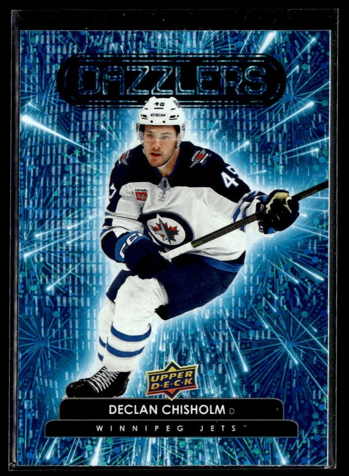 2022-23 Upper Deck Extended Series Dazzlers Blue #DZ-148 Declan Chisholm - Image 1 of 2