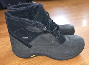 Abeo Stiefel schwarz Leder Kunstfell gefüttert Damen Größe 41 - Bild 1 von 7