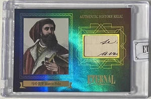 MARCO POLO Explorer 2024 Eternal #/D 64/75 Handwritten Cut Letter Relic Card - Picture 1 of 4