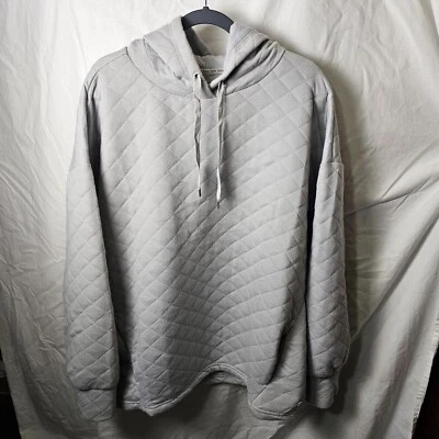 Sudadera con capucha para mujer Jones New York talla 3X gris acolchada LS bolsillos con cordón nueva con etiquetas Foto 1 de 4