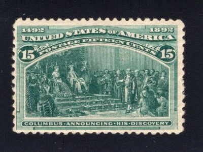 1893 United States. SC#238.  Mint, Hinged, FVF. - Image 1 of 2