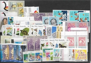 AUSTRALIA Lot of 69 MNH Stamps Complete Sets - Picture 1 of 1