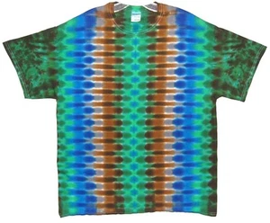 TIE DYE Green Honeycomb DNA Adult T-Shirt Small Medium Large XL 2X 3X 4X 5X 6X - Picture 1 of 1