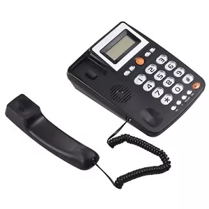 Desktop Corded Landline Phone Big Button Corded Telephone for Elderly Seniors - Picture 1 of 12