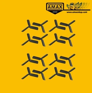 8 Paar Propeller 3 Blade Ø1mm 46mm Homeracer Micro Drone FPV Tiny Whoop Drohne - Bild 1 von 1