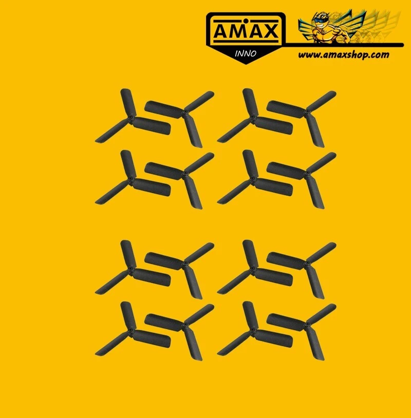 8 Paar Propeller 3 Blade Ø1mm 46mm Homeracer Micro Drone FPV Tiny Whoop Drohne - Bild 1 von 1