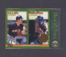 1999 PACIFIC OMEGA PREMIERE DATE BLANK SERIAL PROOF #141 TORII HUNTER ROOKIE 1/1