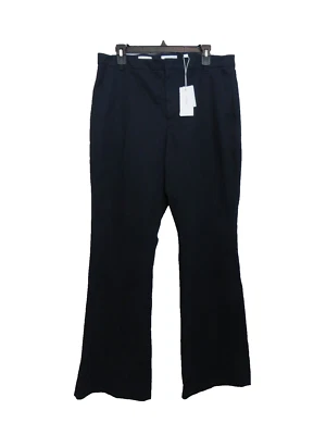 Vince size 12 Stretch Cotton Boot Cut Trouser Pant Navy Blue NEW $345 - Image 1 of 4