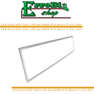 PANEL LED PANNELLOS TECHO MONTAJE SUSPENDIDO 120x30 45W SLIM 3000K 4500K 6000K - Picture 1 of 1
