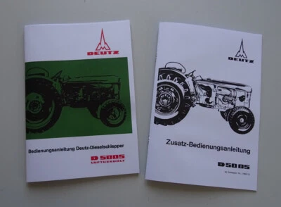 Bedienungsanleitung + Zusatz Deutz D 5005 Betriebsanleitung Handbuch H 1145-1 - Bild 1 von 4