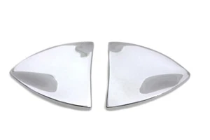 Chrome Mirror Block Off Plate Set for Harley Touring FLT Models 1996-2013 - Picture 1 of 4