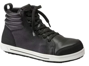 Birkenstock QS700 Hombres Negro/Blanco Puntera de Acero/Entresuela Botas al Tobillo de Seguridad - Imagen 1 de 4