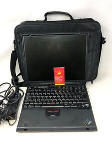 IBM Thinkpad T20 Laptop 14" Screen with Carry Case Spares and Repairs #2  K7