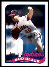1989 Topps Bud Black Cleveland Indians #509