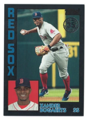 Xander Bogaerts 2019 Topps Update '84 Topps Black #845 /299 Numbered Insert - Image 1 of 2