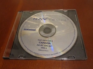 00-03 BMW 745 740 540 M5 X5 NAVIGATION DISC CANADA BC ON QC AB NAVTECH CD MAP 8 - Bild 1 von 2