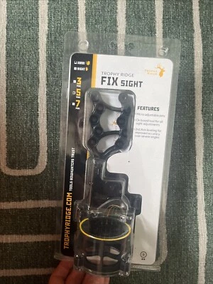 Mira de arco Trophy Ridge Fix 5 5 (.019) pasador diestro negro modelo # AS905 Foto 1 de 2
