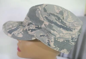 Air Force Military ACU Camo Hat Patrol Utility Cap SPM1C1-13-D-0161 Size 7-3/8 - Picture 1 of 11