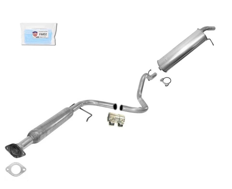 Exhaust System Resonator Pipe Muffler Gaskets Fits 2005-2007 Saturn ION 2.2L - Image 1 of 4