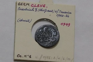🧭 🇩🇪 GERMANY CLEVE DUIT 1749 B66 #596 - Imagen 1 de 3