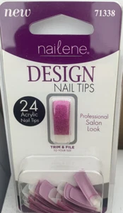 Nailene Design Nail Tips - Fuschia 71338 (This Is For 2 Packs ) - Picture 1 of 2