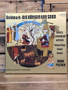 Goldmark Queen of Sheba Adam Fischer Hungaroton Stereo Vinyl LP Stereo 4 Disc - Picture 1 of 6