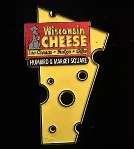 VINTAGE FRIDGE MAGNET WISCONSIN CHEESE HUMBIRD MOUSE WI - Picture 1 of 5
