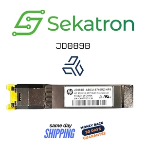 ♻️ HP JD089B 10GBASE-SR SFP+ 850nm 300m MMF Optical Transceiver ⚡Fast Shipping - Picture 1 of 2