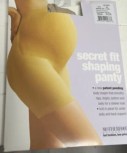 NWT MOTHERHOOD MATERNITY Nude Seamless SECRET FIT SHAPER Panty Shorts Sz L/XL - Picture 1 of 2