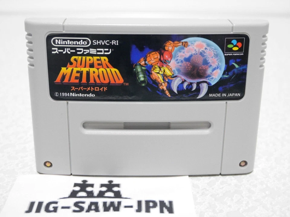 Nintendo Super Metroid Super Famicom SFC SNEC Tested from Japan - Image 1 of 4