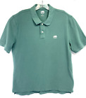 Polo de golf homme Roots of Canada taille grand tricot vert (H18) neuf avec étiquettes/o