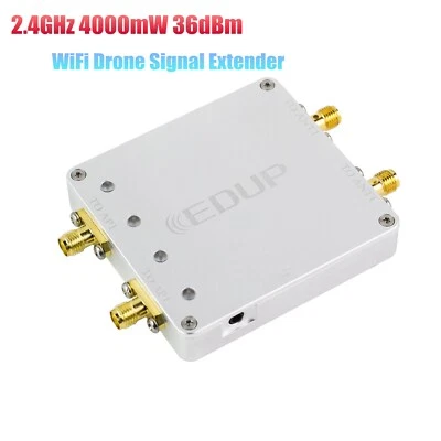 EP-AB023 4000mW 36dBm 2.4G WiFi Drone Signal Extender Wireless Signal Amplifier - Image 1 of 4