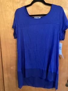 BLUSA MODAMIX METRO CUBISMO TALLA 1X COLOR AZUL MAZARINO NUEVA CON ETIQUETAS - Imagen 1 de 5