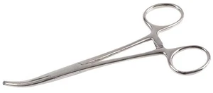 DURATOOL - 6" (150mm) Bent Nose Forceps - Picture 1 of 1