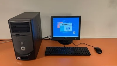 Paquete de escritorio Dell Dimension 2400 | P4 2,53 GHz | Disco duro de 80 GB | 2 GB de RAM | Win 2000 Foto 1 de 4