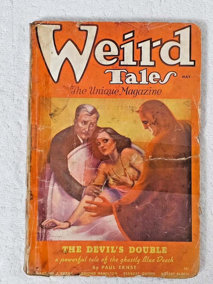 Weird Tales May 1936 Vol. 27 No. 5 Brundage Cover Pulp Magazine (Doctor Satan) - Image 1 of 4