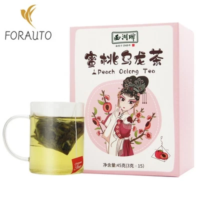 Bolsas de té West Lake Peach Oolong Cold Brew de alta calidad de 45 g té de frutas  Foto 1 de 4