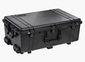 Estuche rígido estanco con ruedas Pelican 1650 sin inserto de espuma - negro - Imagen 1 de 1