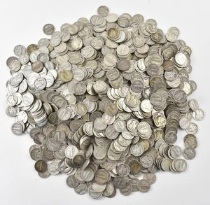 Roll of 50 1935-S Mercury Dimes Average Circulated *0751 - Picture 1 of 4