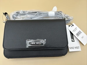 Nine West Black Crossbody Clutch Purse Beautiful New/with Tags!! - Picture 1 of 9