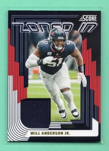 2025 Panini Score Will Anderson Jr #ZON-WAS Zoned In Relic Patch *READ* - Picture 1 of 3