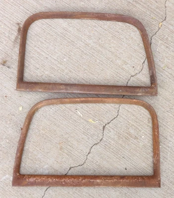 Chevy 1939 sedán de 4 puertas puerta trasera ventana decoración molduras original GM par M85 Foto 1 de 4