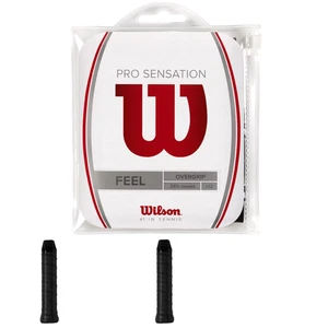 Tennis Overgrip, Nero, Confezione da 12, Extra Sottile, Sensazione Elastica - Foto 1 di 3