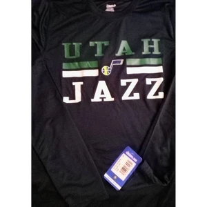 NEW NBA Boys Longsleeve Moisture Wicking Tee - Utah Jazz - Large 14/16 - Picture 1 of 2