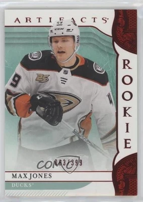 2019-20 Upper Deck Artifacts Rookies Ruby /399 Max Jones #164 Rookie RC - Image 1 of 2