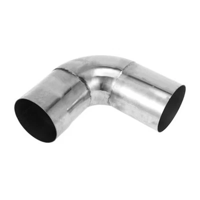  90 Degree Mandrel Exhaust Tube Car Exhaust Pipe Mandrel Bend DIY Custom 3 inch - Image 1 of 4