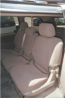 T872 2005-2008 Toyota Sienna 8 Passenger Van Middle 3 Bench Cover In Tan Twill - Image 1 of 2