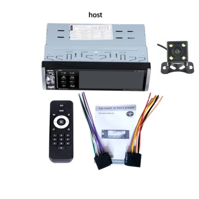 5.1in Car Radio 1 Din Carplay Bluetooth Stereo Receiver Touch Screen MP5 Player - Image 1 of 4