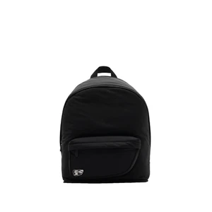 BURBERRY Shield $1350 Black Washed Nylon Cotton Backpack New And Authentic - Picture 1 of 4