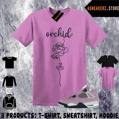 ASNEAKERZ.STORE Shirt To Match AJ 4 Orchid Sneaker Matching Tee Rose 4s T-Shirt